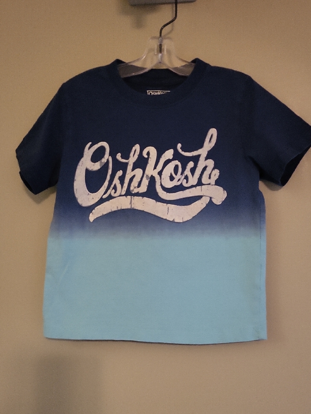OshKosh B'gosh navy to light blue  tee shirt